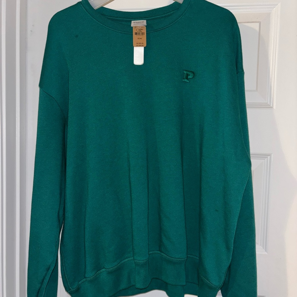 PINK Victoria's Secret Teal Sweatshirt